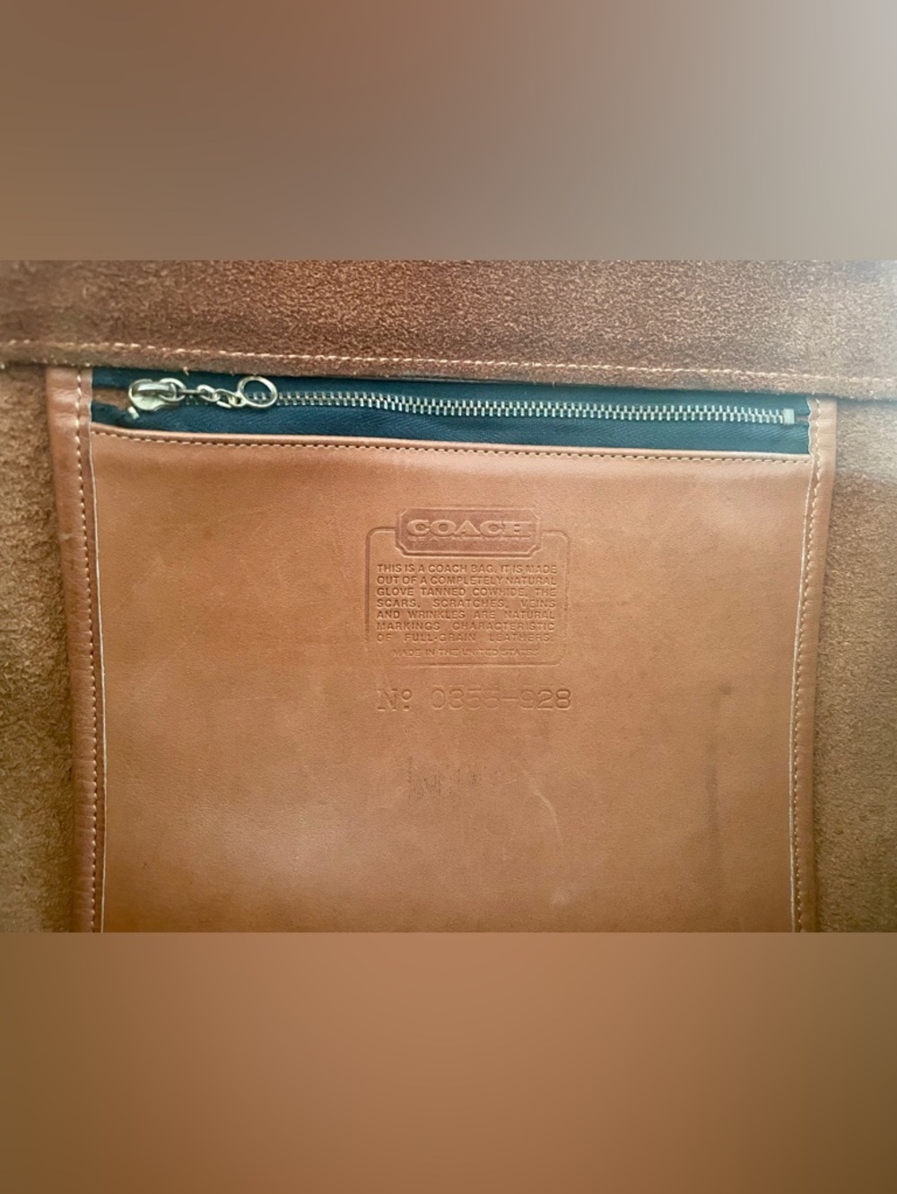 Vintage 1970s Coach Musette Messenger Bag Briefcase in Tan Saddle - Picture 11 of 13